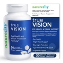NatureCity True-Vision Eye Health Supplement - rastlinsko-bazen lutein in Zeaksantin z visoko jakostjo Saffron 20mg - Modra svetloba zaščita, podpora centralni in nočni vid (30 Veggie kapsule)