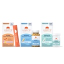Uqora Complete Regimen z Flush, Defend & Promotion - Sečni trakt Podpora z D-mannose, Vitamin C, izvleček zelenega čaja, Probiotiki & Več - Celovit Bladder Health Support* - 3-delni paket