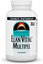 Vir Naturals Elan Vital Multipla - podpira možgane, srce, jetra, Imunski, Energy Boost - 180 tablet