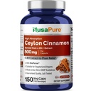 NusaPure Ceylon Cinamon20:1 Extract, 500 mg ekvivalenten 10.000 mg na pokrovčk 