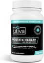Utiva Prostata Zdravje - Naravna formula za zdravo funkcijo in pretok urina - Prostata dodatek za moške - Beta-Sitosterol in žaga Palmetto za moške - 30 Softgels