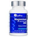 CanPrev Magnezij BisGlycinate 200mg Nežna 60 Veg Caps, 60-dnevno dobavo, Chellied Magnezij dodatek za podporo kosti in mišic, Enostavno za prebavo, Spodbujanje sprostitev & Comfort, Vegan, Non-GMO, Brez sladkorja