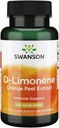 Swanson D-Limonene - Orange Peel Extract dodatek za spodbujanje celularno zdravje - Visoka moč Formula podpirajo zdravje obrambo - (60 kapsule, 250mg vsak) (1 pakiranje)
