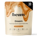Beam Dream Sleep Powder, L-Theanine, Apigenin, Reishi in Magnezij, tretja stranka Tested Natural Sleep Aid & Sleep Supplement for Deep Sleep, Relaxation and Recovery, Natural Sleep Support, 30 Servings