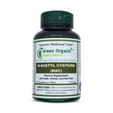 Green Organic Supplements' N-Acetyl Cysteine (NAC), 90 VCaps, High Absorbable, Non-GMO, Gluten-Free | Balance Immune System and Supports Health (Pack of 1)