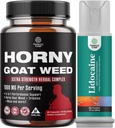 Sklop horny kozjega izvlečka kompleks za moške in ženske Izboljšana energija in Stamina in črne Maca Root kapsule za moške - Poživljajoči pogon Mood & Energy Booster za moške