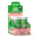 Neverjetna travna elektrolit tablete, Fizzy Greens vodne arome Tableta z vitamini, Hydrate Jagodna limonada, 10 Število (paket 6) (Packaging maj Vary)