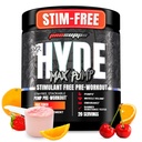 PROSUPPS Hyde Max Pump Pre Workout Powder - Stim-free Preworkout podpira pretok krvi, volumen mišic in vzdržljivost - Kofein-free dušikov oksid Gym & Fitness dopolnila (Fruit Punch, 20 Servings)
