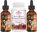 1500 MG Liposomski aktivni heksozni korirani dodatek 120 SoftGels paket z 2000 MG Liposomske gobe kompleksne kapljice 60 Servis