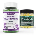 NEVISS Nikotinamid 500mg Gumiji + morski alge kalcijevi gumiji