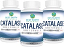 Best Earth Naturals Catalase Dodatek 10.000 z žago Palmetto, Biotin, Fo-Ti, PABA - Dodatki za lase za močne lase - 180 Kapsule - pakiranje po 3 (90-dnevno oskrbo)