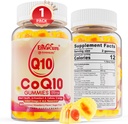 CoQ10 200mg Polni gumi, 5X boljša absorpcija CoQ10 w/resveratrol, alfa lipoična kislina, omega-3, vitamin E, C, koencim Q10 za celično energijo, srce, možgane in antioksidant (1Pack)