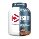 Dymatize ISO100 Whey Protein Powder Isolate, Fudge Brownie, 25 g beljakovin, 5 funtov, 5,5 g BCAA, manj kot 120 kal., Gluten Free, 1 g maščobe, 1 g sladkorja, 2 g ogljikovih hidratov (70 servingov)