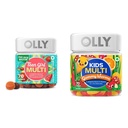 OLY Teen Girl Multi Gummy, Otroci Multivitaminski Gummy Worms, Vitamini, Minerali, Imunska podpora, 35 & 45 Day Supply