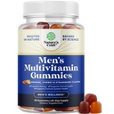 Narava Obrt Daily Mens Multivitamini Gumies - Moški Gummy Multivitamini z cinkom in biotin imunske podpore Gumies - Močni vitamini za energijo in imuniteto Ne-GMO Gluten Prost Halal 90 Število