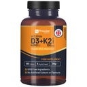 Vitamin D3 4000IU & K2 MK7 100 μg Vegetarian tablete I 180 (6 mesecev oskrba) I enostaven za pogoltniti dodatek za imuno podporo, kalcij boost, kosti in mišice I Made v Veliki Britaniji s Prowise Healthcare