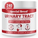 UTI & Urinary Tract Treatment for Dogs – Cranberry Powder for Bladder and Kidney Health – Helps Frequent Urination and Incontinence – Natural Dog UTI Support Supplement – Made in USA