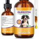 Quercetin for Dogs, Liquid Quercetin Drops Support Dog Allergy Relief, 60ml