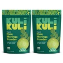 Kuli Kuli Moringa Oleifera Organic Leaf Powder & Green Smoothie, 100% Pure USDA Certified & Non-GMO Moringa Powder, Super s smoothies, čaj, in hrana, 2 Pack