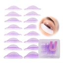 Curacoro Lash Lift Shields, 16 Pcs/8 Sizes Reusable Silicone Rods