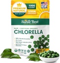 Sunlit Best USDA Organic Premium tablete klorola 1000 Število 
