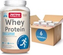 Jarrow Formulas Whey Protein Z 18g beljakovin, 3,8g BCAA,&glutamin, Prehranska dopolnila za mišične funkcije in podporo za okrevanje, 32oz čokoladni arome v prahu, pribl. 35 dnevna dobava, pakiranje po 6