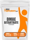 BulkSupplements.com DMAE Bitartrate prašek - Dimetilaminoetanol Bitartrate, DMAE dodatek - Unflavored & Gluten Free, 350mg na Serving, 100g (3.5 oz) (Pack of 1)