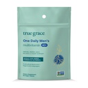 True Grace Men's 40+ En dnevni multivitaminski fermentirani minerali, organski adaptogeni in gobe celotno telesno ravnovesje Imunska, vzdržljivost, podpora kosti in srca - Non-GMO - 90 vegetarijanske tablete
