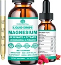 Magnezij Glycinate 500mg, Calm Magnezij Glycinate, Citrat z vitaminom D3 K2 B6 Ashwagandha, L-Theanin, Chelate Magnezij Complex Dopolnilo tekoče kapljice za imunski spanje kostnega živca zdravje