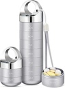 Zannaki Metal Travel Organizer, Prenosne vodoodporne tedenske tablete Box, Velika Aluminum Alloy Pill Case Container, BPA brezplačno 7 Daily Medicine Organizator Imetnik za vitamine, ribje olje, Dopolnilo
