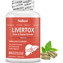 LiverTox - Advanced Jetra Detox & Cleanse Formula - Zeliščna jetrna podpora z mlekom Thistle, Kurkurja, Artichoke, Dandelion, Beet & Cink pomaga Jetrni funkciji in prebava 