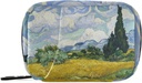 Pšenični polje s ciprese Van Gogh tablete Box 7 dan tablete zaboj vrečka potovalne tablete Organizator vrečka z zipper prenosen tedenski primer kompaktna velikost za vitamin dodatek imetnik