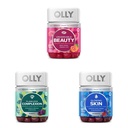 OLY Neodložljivo Beauty Gummy, 60 Count & Flawless Complexion Gummy, Jasno in zdravo podporo kože - 50 Count (Pack od 1) & Glowing Skin Gummy, 25 Day Supply (50 Count)