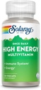 SOLARAY Enkrat na dan High Energy Multivitamin za ženske in moške - Energy Supplements - Imunska podpora w/Vitamin C, A, D in E, Vitamin B kompleks, Trace Minerals, 60-Day garancija, 30 Serv, 30 VegCaps