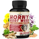 BMVINVOL Horny Kozel za moške in ženske z Maca, Tribulus, Ginseng, Ashwagandha, Tongkat Ali - 120 Kapsule za 4 mesece