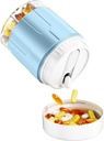 Odaro ekstra velike tablete Organizator, potovalne tablete Box Organizator, Daily Medicine Organizator in shranjevanje 7 Kompartment za zadrževanje medicine, Vitamin in dodatek - modra