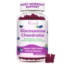 Glukozamin Chondroitin Gumies - Glukozamin Gumies z MSM, Kurkuma & Boswellia, podporna kartilaža, skupna struktura in tkivo, skupna podpora dodatek za moške in ženske - 60 Cts
