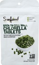Sunfood Superfoods Klorella tablete - Klorofil, Klorella dodatek, Klorofil tablete, Broken Cell Wall Alge Kapsule, Non GSO, Vegan - 2 oz Bag