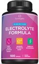 Premium Elektrolitske kapsule – podpora za Keto, nizko vsebnost ogljikovih hidratov, rehidracijo in regeneracijo – elektrolitske nadomestne tablete – vključuje elektrolitske soli, magnezij, natrij, kalij – 100 kapsul