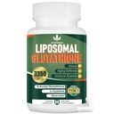 3250 MG dodatek liposomskega glutationa, Zmanjšan L-glutation z Resveratrolom,Quercetin, dodatek antioksidanta za imunski sistem, Brez glutena in ne- GMO, 60 kapsul