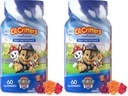 L’il Critters Paw Patrol Gummy Vites Daily Gummy Multivitamin za otroke, Vitamin C, D3 za Imunska podpora Cherry, Orange in borovnice Okusi, 60 Gummies (Pack z 2)