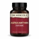 Dr. Mercola Organic Astaksantin - 4 mg Astaksantin - Močna podpora antioksidantom - Organski izvleček mikroalg - brez glutena in soje - 30 kapsul (30 obrokov)