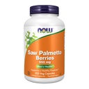 NOW Foods Supplements, Saw Palmetto Berries (Serenoa repens) 550 mg, zdravje moških*, 250 Veg kapsule