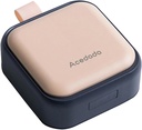 Majhne tablete primeru, srčkan tablete Box - Aceda Travel Daily Pill Organizator, Prenosne Pretirne tablete Kontejner za puzze Pocket, Compact Medicine Imetnik za vitamine, ribje olje, dodatki, Roza