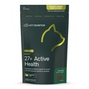 VetriScience Senior 27+ Aktivno zdravje Chews, Nu Cat Daily Multivitamin za starejše mačke, Uravnoteženi vitamini, Minerali in antioksidanti, zdravo staranje in wellness podpora, Ribe, 30 Število