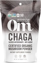 Om gob Superfood Chaga organska goba v prahu, 3.5 Ounce, 50 Serving, US Grown, Sacred Antioksidanti & Imune Support, Superfood gob dopolnilo