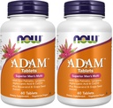 Zdaj dopolnila, ADAMTM moški multivitaminski z žago Palmetto, likopen, alfa lipojska kislina in CoQ10, Plus naravni Resveratrol in grozdni semenski ekstrakt, 60 tablet (Pack po 2)