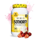 Izotopnost Whey Protein Isolat, Whipped Cream Jagode, 2 lb - Ultra Absorbibilne razvejane verige aminokislin (BCAA) v prahu s 25g na serviranje, nizko karb - zgraditi mišice in pospešeno okrevanje