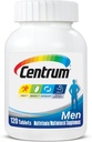 Centrum Multivitamin za moške, Multivitamin/Multimineral dodatek z vitaminom D3, B Vitamini in antioksidanti, Gluten brez, Ne-GMO sestavine - 120 Število