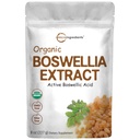 Organska Boswellia Serrata Extract Powder, 8 Ounce, Pure Boswellia dodatek s 65% boswellinska kislina, Podpira sklepe, kolena in kosti zdravje, Non-GMO, Pet Friendly, Indija Poreklo